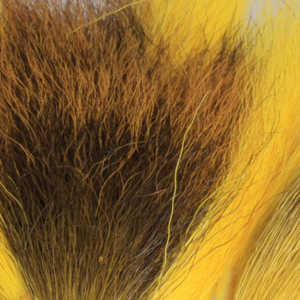 Bild på Hjortsvans/Bucktail i bitar Yellow