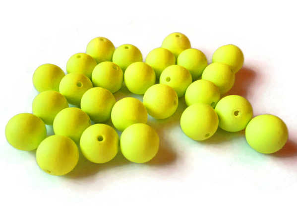 Bild på Darts Plastic Beads Chartreuse 6mm (9-pack)