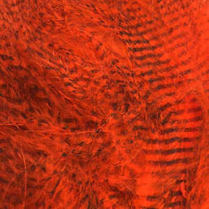 Bild på Marabou Fine Barred Feathers Hot Orange