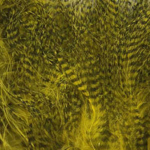 Bild på Marabou Fine Barred Feathers Olive