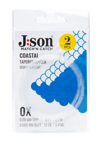 Bild på Json Coastal Seatrout Leader 12ft (2-pack) 0,25mm | 1X
