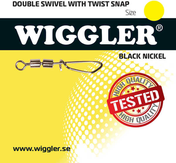 Bild på Wiggler Double Swivel Twist Snap (2-3 pack)