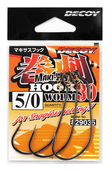 Bild på Decoy Makisasu Hook Worm30 (3-5 pack)