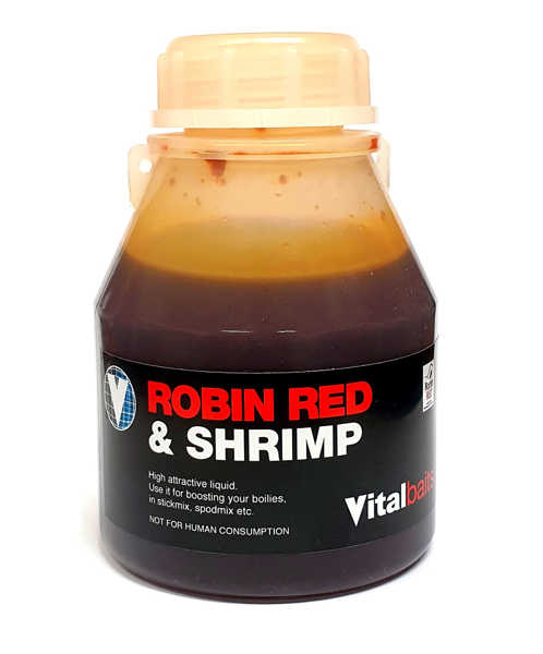 Bild på Vitalbaits Liquid Robin Red & Shrimp 250ml