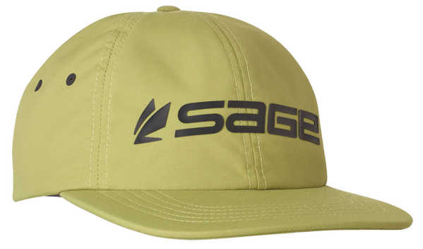 Bild på Sage Relaxed Nylon Hat Logo Green