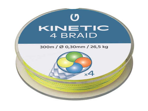 Bild på Kinetic Cyber Braid X4 Multi Color 300m