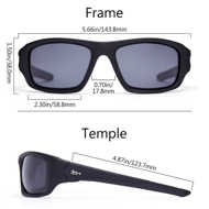 Bild på Bassdash V01 Polarized Sunglasses Matte Black/Grey