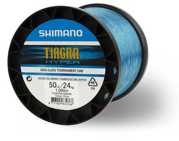 Bild på Shimano Tiagra Hyper IGFA Clear Blue 1000m