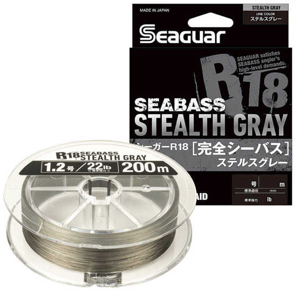 Bild på Seaguar R18 Seabass X8 Stealth Grey 150m