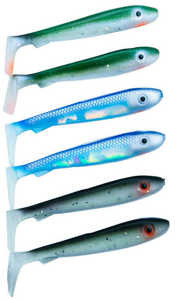 Bild på Svartzonker McRubber Bass Mix 8cm (6 pack) Baitfish