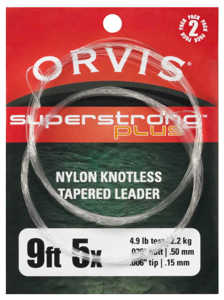 Bild på Orvis SuperStrong Plus Tapered Leader 9 fot (2 pack) 2X (0,23mm)
