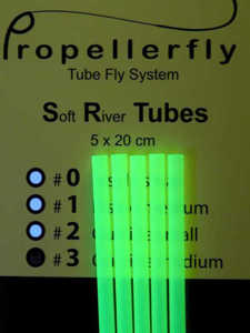 Bild på Propellerfly Soft River Tubes #3 / Fluo Yellow