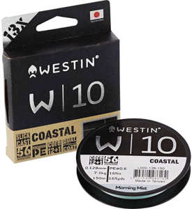 Bild på Westin W10 13 Braid Coastal Morning Mist 150m 0,080mm / 5,8kg