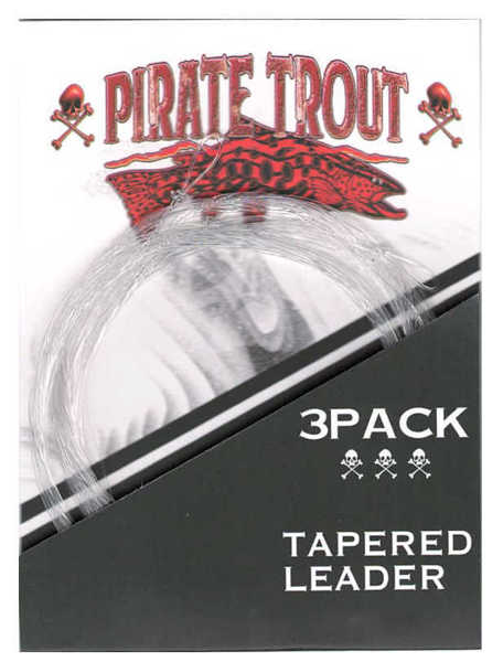 Bild på Pirate Trout Tapered Leader Trout 9ft (3 pack)