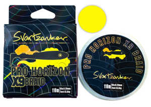 Bild på Svartzonker Pro Horizon X9 Braid Yellow 110m 0,17mm / 10,9kg