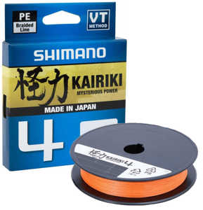 Bild på Shimano Kairiki 4 Hi-Vis Orange 300m 0,160mm / 8,1kg