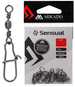 Bild på Mikado Sensual Barrel Swivel Fastlock Snap (5-10 pack) #6 / 18kg (10 pack)