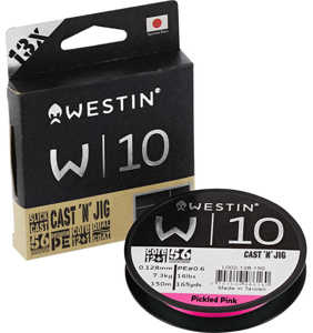 Bild på Westin W10 Cast 'N' Jig 13 Braid Pickled Pink 110m 0,08mm / 6,0kg